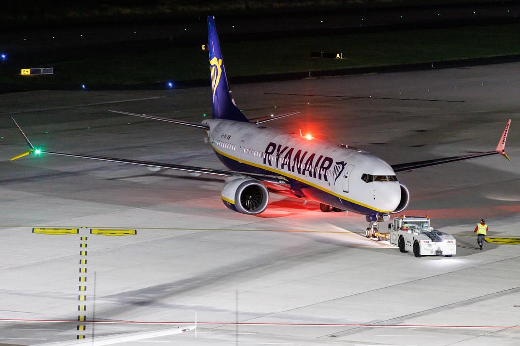 Köln Bonn Airport: Ryanair (FR / RYR) | Boeing 737 MAX 8-200 B38M | EI-IKI | MSN 62379