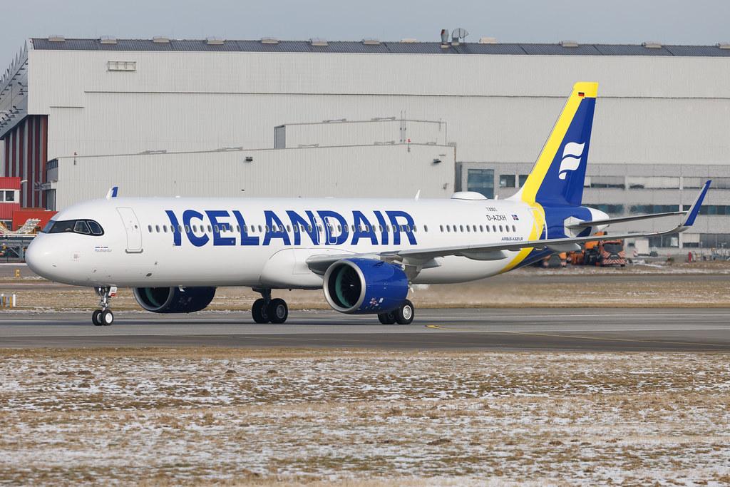 Hamburg Finkenwerder: Icelandair (FI / ICE) | Airbus A321-271NX A21N | D-AZXH | TF-IAG | MSN 13001