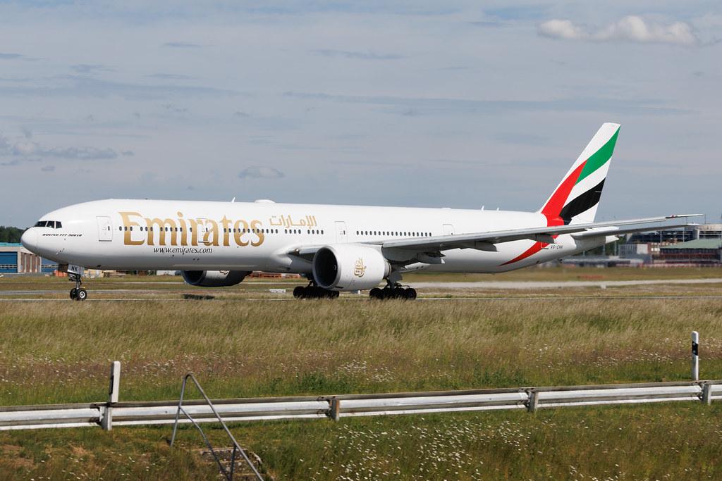 Hamburg Airport: Emirates (EK / UAE) | Boeing 777-31H(ER) B77W | A6-ENK | MSN 38991