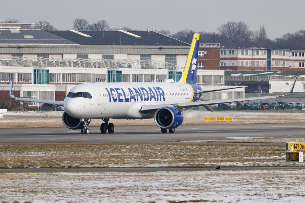 Hamburg Finkenwerder: Icelandair (FI / ICE) | Airbus A321-271NX A21N | D-AZXH | TF-IAG | MSN 13001