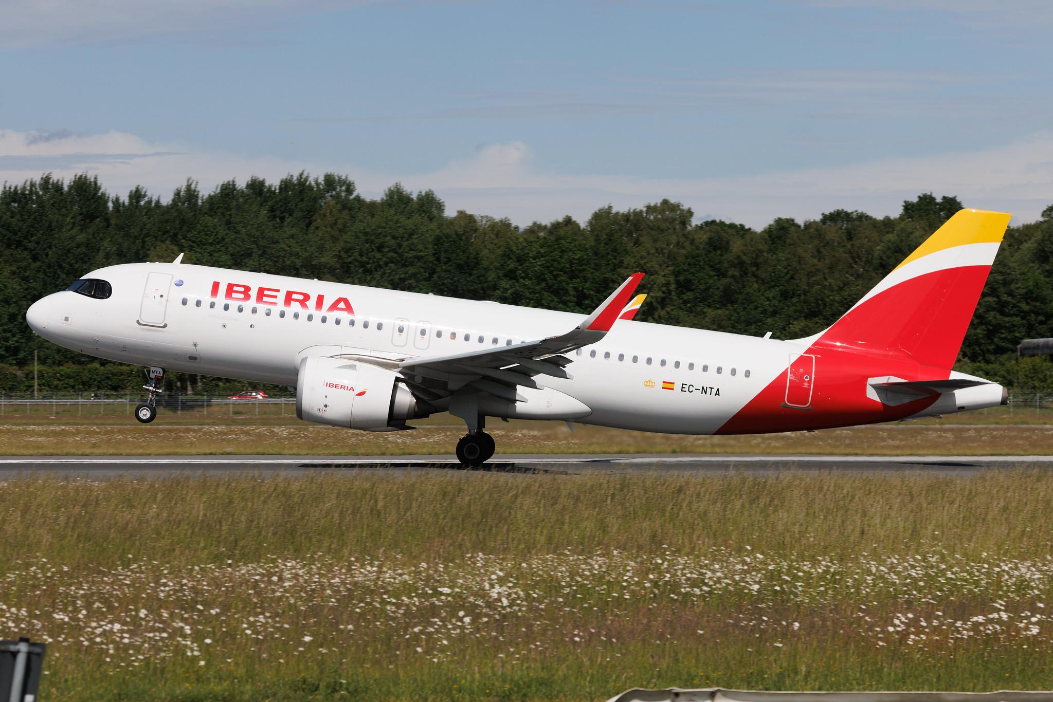 Hamburg Airport: Iberia (IB / IBE) | Airbus A320-251N A20N | EC-NTA | MSN 10696