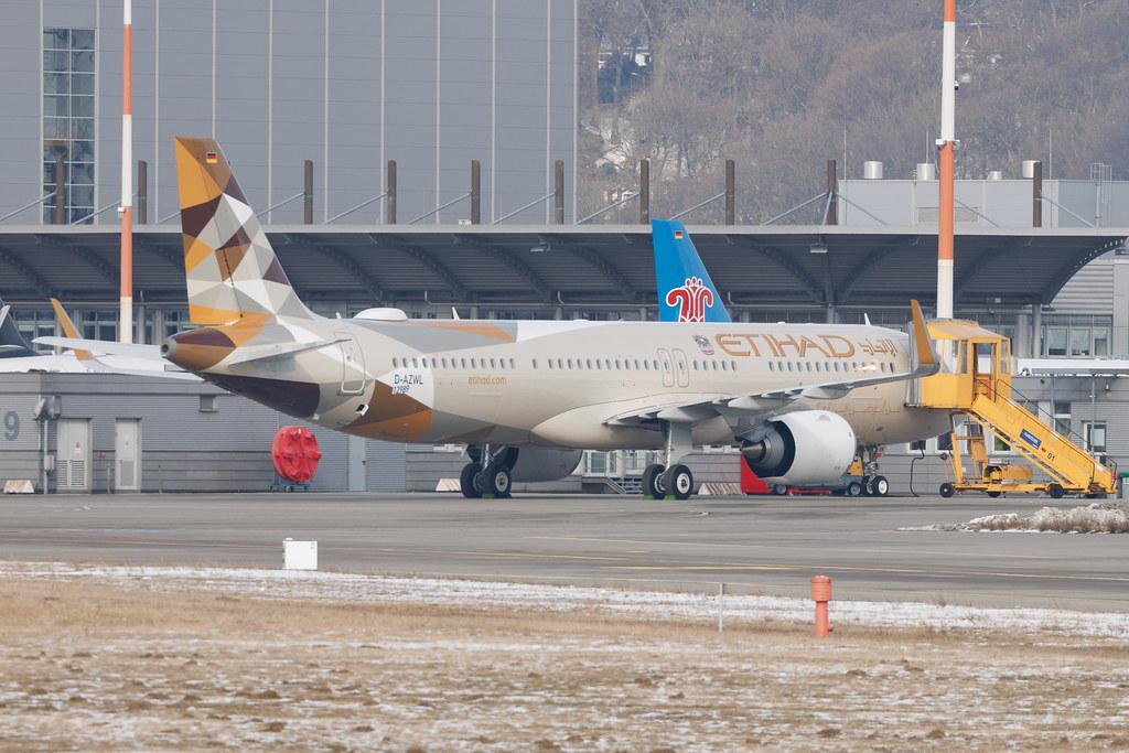 Hamburg Finkenwerder: Etihad Airways (EY / ETD) | Airbus A321-251NX A21N | D-AZWL | A6-LRK | MSN 12989
