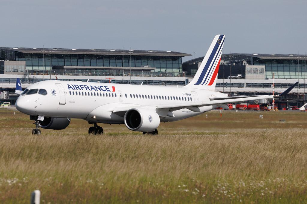 Hamburg Airport: Air France (AF / AFR) | Airbus A220-300 BCS3 | F-HPNM | MSN 55299