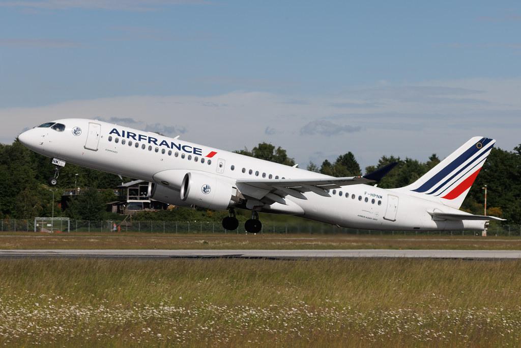 Hamburg Airport: Air France (AF / AFR) | Airbus A220-300 BCS3 | F-HPNM | MSN 55299
