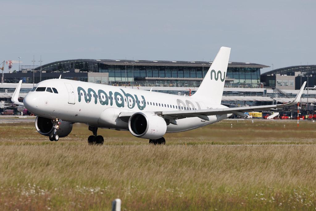 Hamburg Airport: Marabu (DI / MBU) | Operator: Nordica | Airbus A320-271N A20N | ES-MBC | MSN 06967