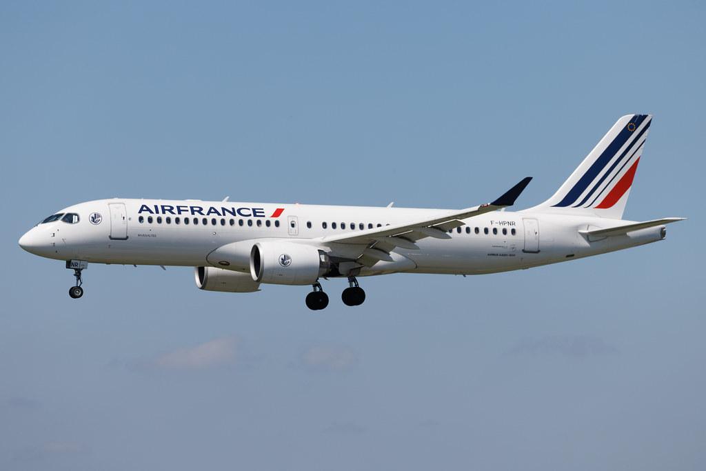 Hamburg Airport: Air France (AF / AFR) | Airbus A220-300 BCS3 | F-HPNR | MSN 55346