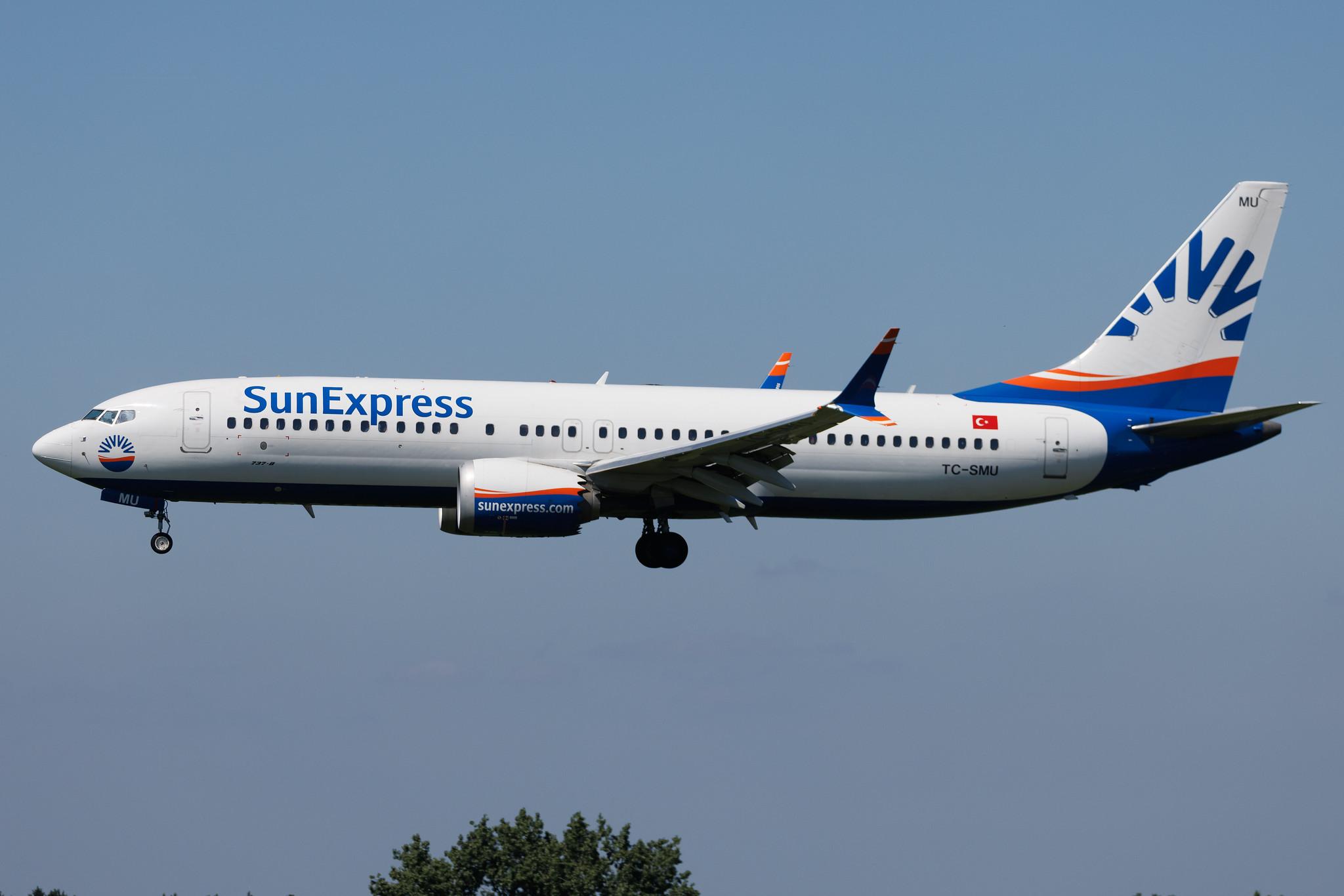Hamburg Airport: SunExpress (XQ / SXS) | Boeing 737 MAX 8 B38M | TC-SMU | MSN 61806