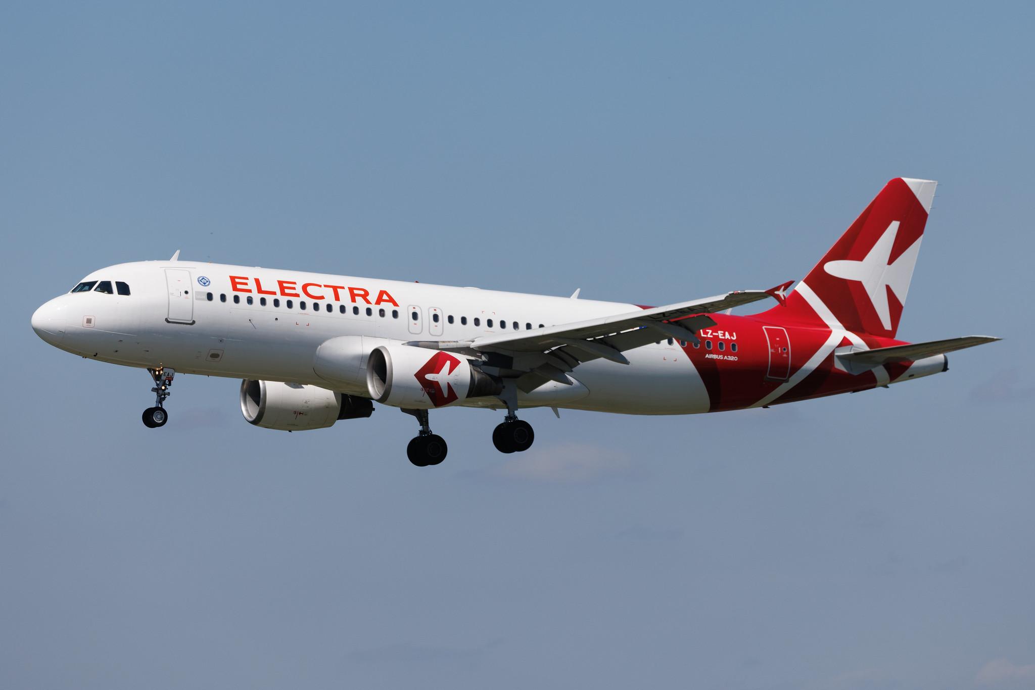 Hamburg Airport: Electra Airways (3E / EAF) | Airbus A320-214 A320 | LZ-EAJ | MSN 01797