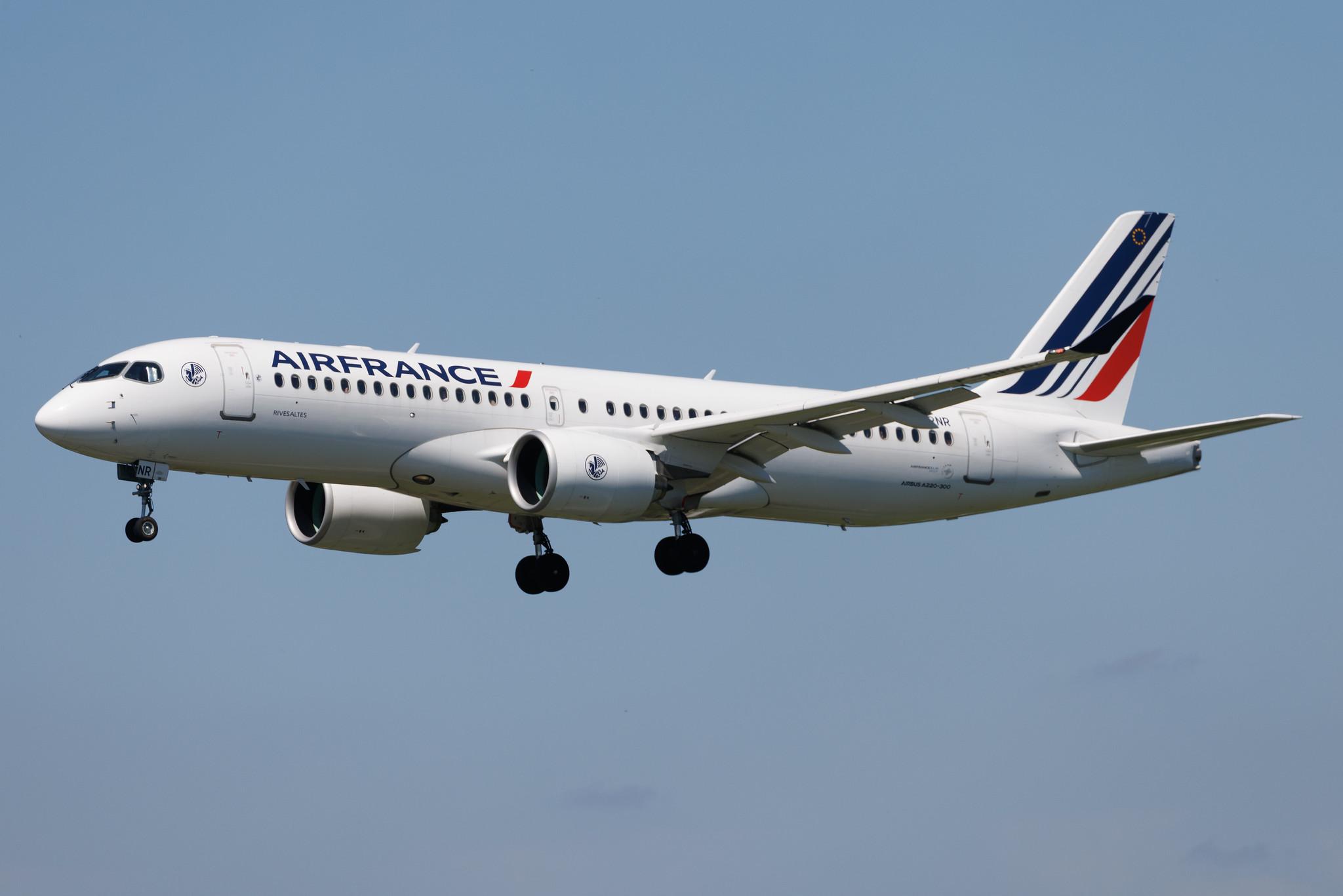 Hamburg Airport: Air France (AF / AFR) | Airbus A220-300 BCS3 | F-HPNR | MSN 55346