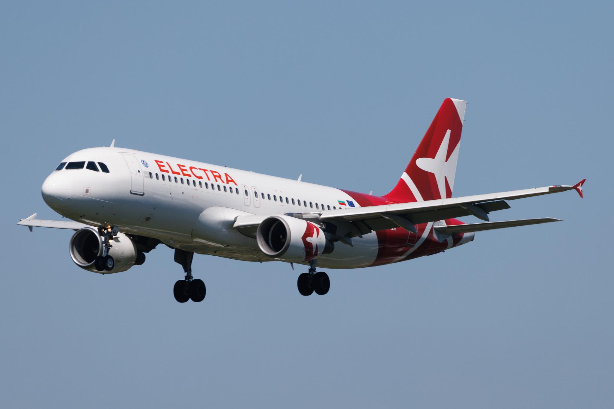 Hamburg Airport: Electra Airways (3E / EAF) | Airbus A320-214 A320 | LZ-EAJ | MSN 01797