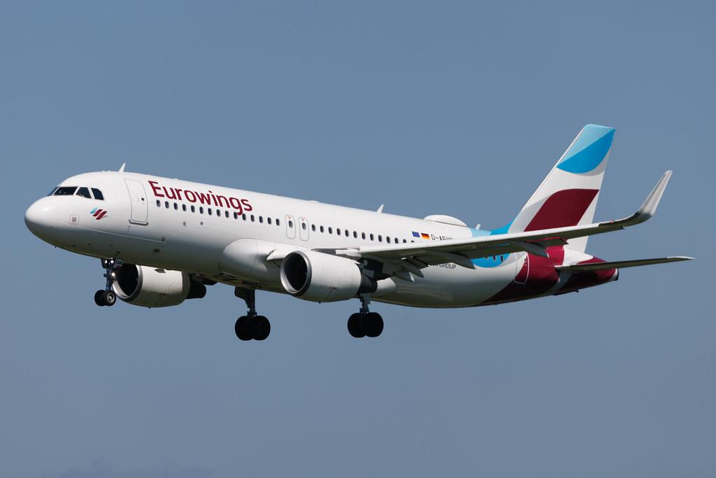 Hamburg Airport: Eurowings (EW / EWG) | Airbus A320-214 A320 | D-AEWN | MSN 7393