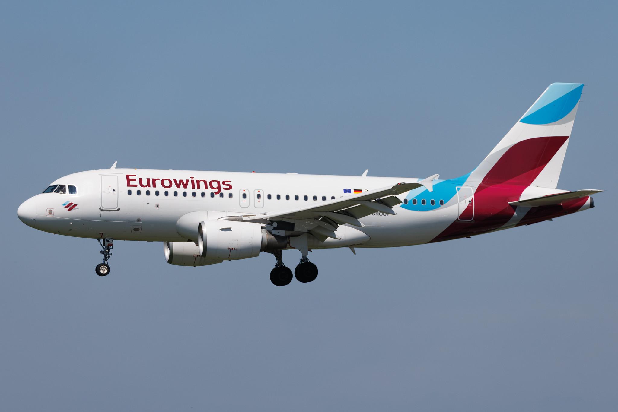 Hamburg Airport: Eurowings (EW / EWG) | Airbus A319-112 A319 | D-ABGJ | MSN 3415