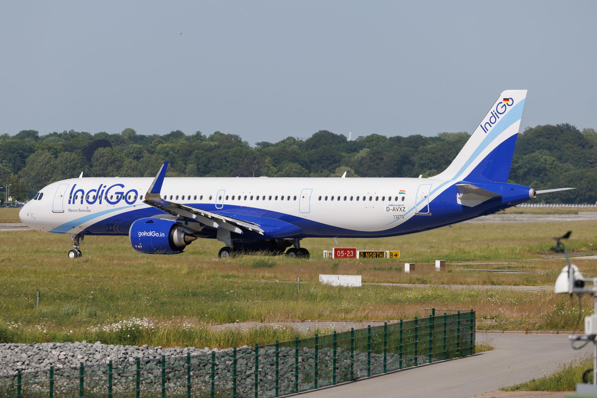 Hamburg Finkenwerder: IndiGo (6E / IGO) | Airbus A321-251NX A21N | D-AVXZ | VT-NOD | MSN 13270