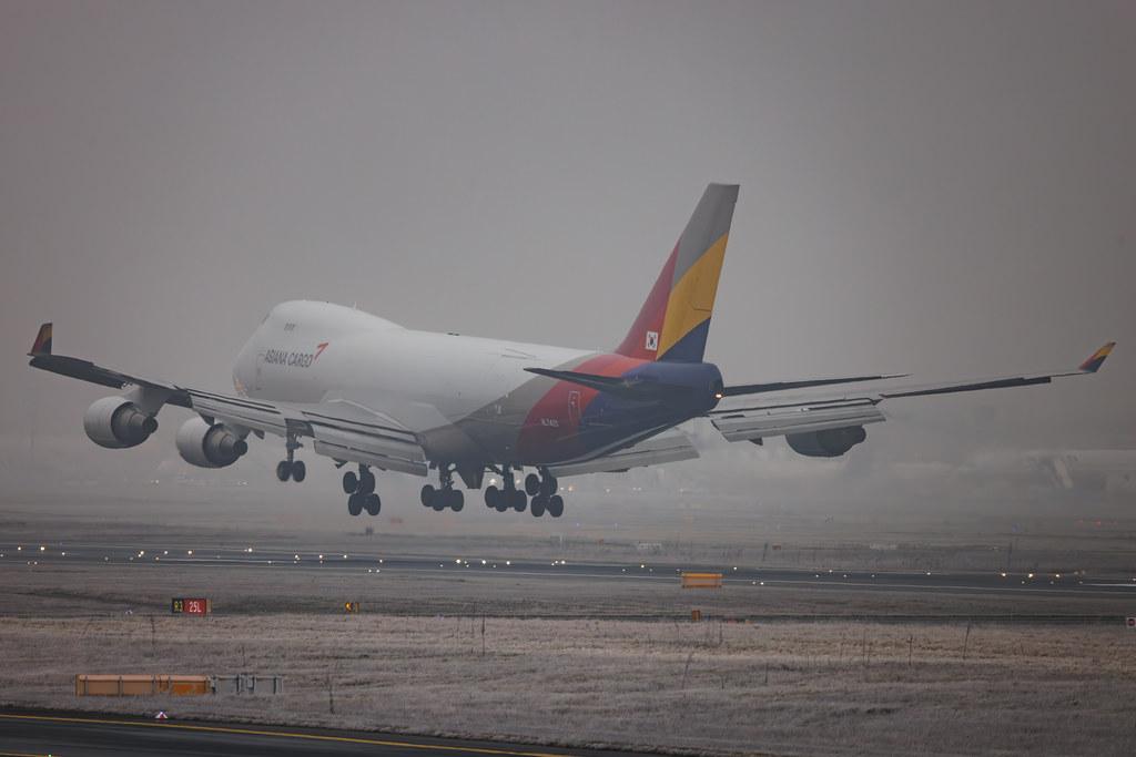 Frankfurt Airport: Asiana Cargo (OZ / AAR) | Operator: Asiana Airlines | Boeing 747-48EF B744 | HL7420 | MSN 25783
