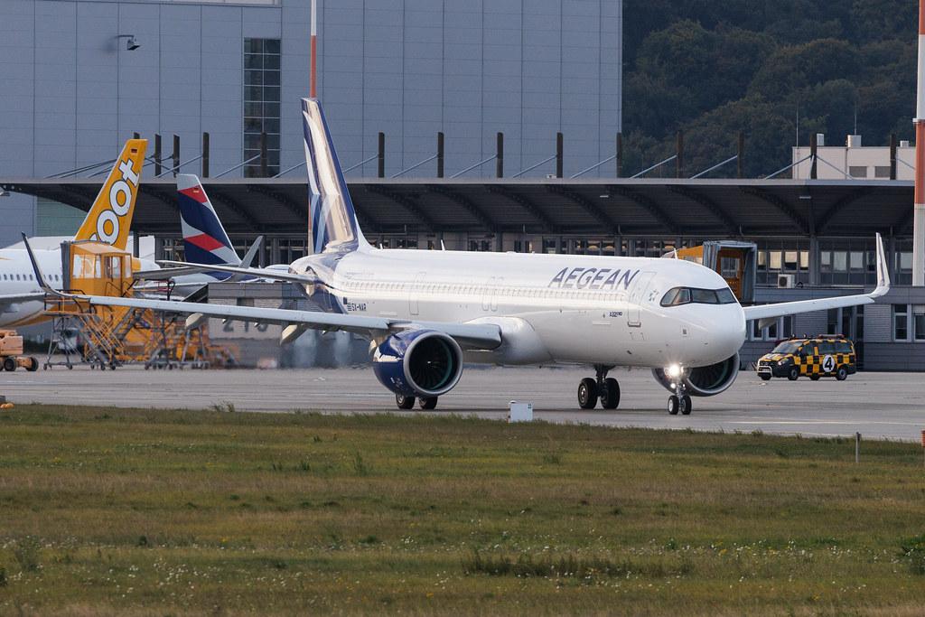 Hamburg Finkenwerder: Aegean Airlines (A3 / AEE) | Airbus A321-271NX A21N | SX-NAR | MSN 12718
