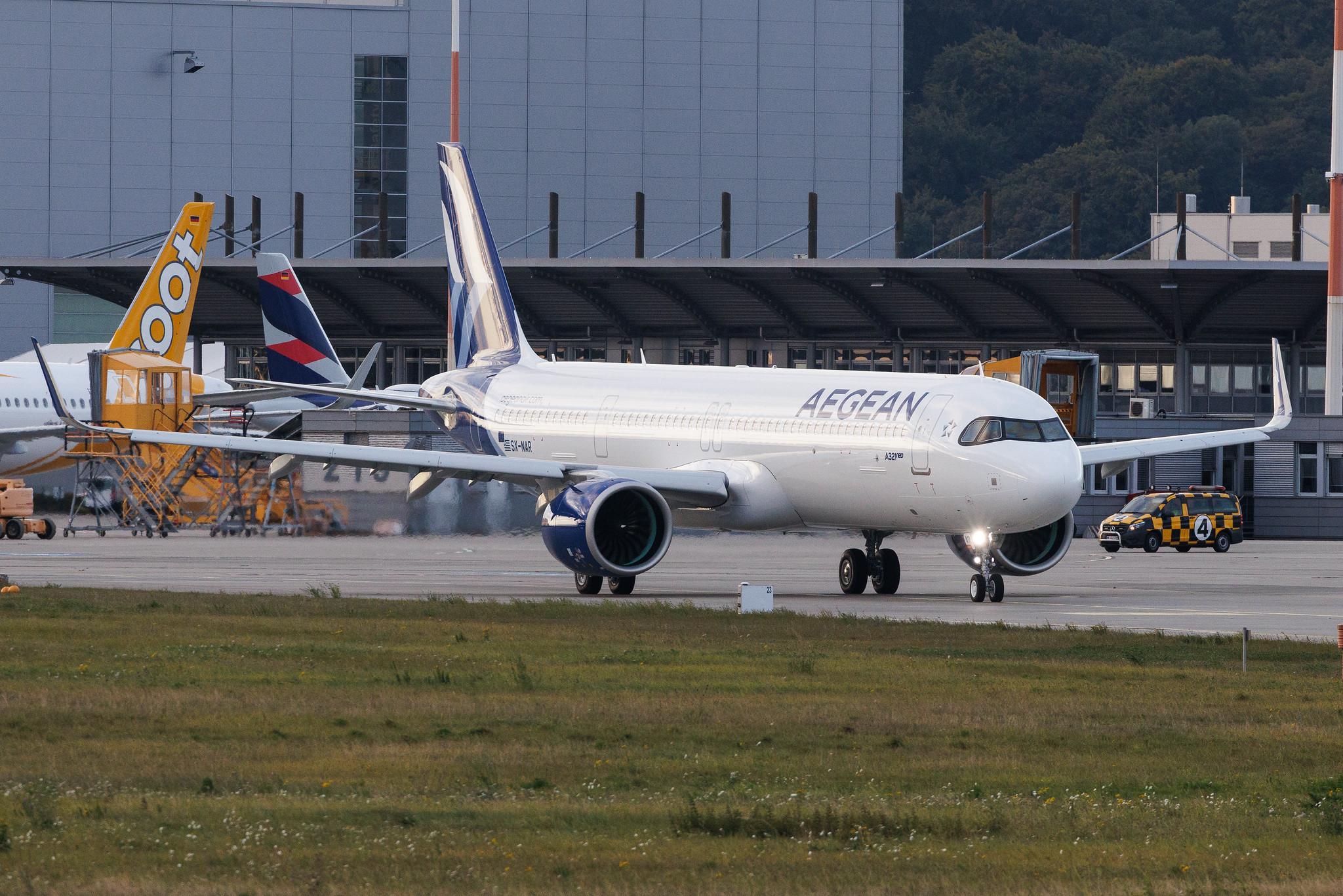 Hamburg Finkenwerder: Aegean Airlines (A3 / AEE) | Airbus A321-271NX A21N | SX-NAR | MSN 12718