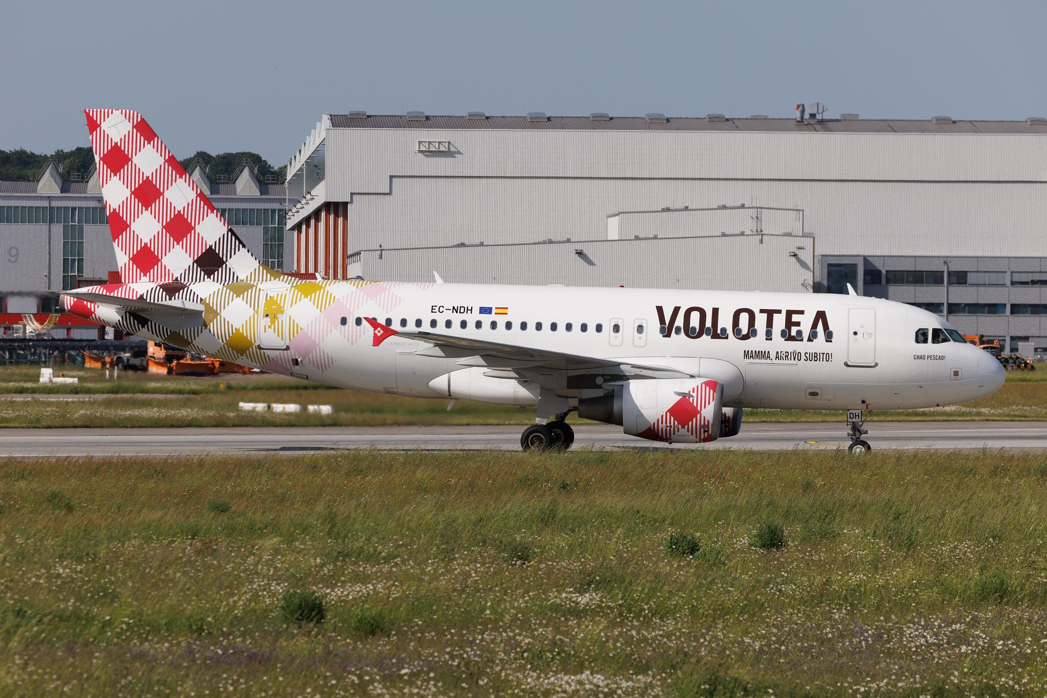 Hamburg Finkenwerder: Volotea (V7 / VOE) | Airbus A319-111 A319 | EC-NDH | MSN 03403