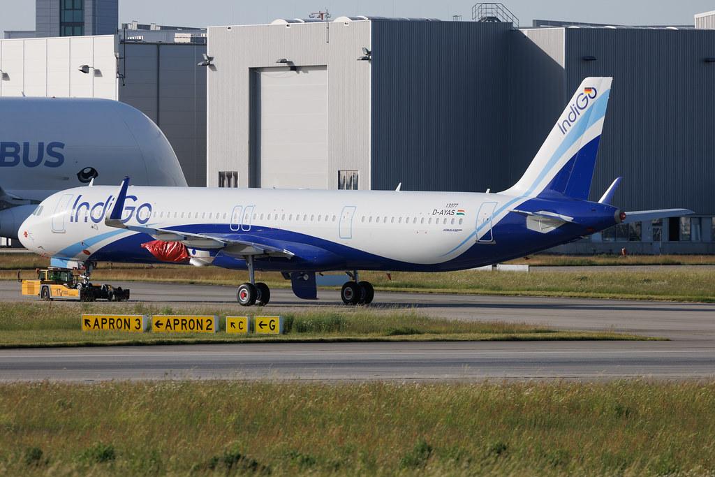 Hamburg Finkenwerder: IndiGo (6E / IGO) | Airbus A321-251NX A21N | D-AYAS | VT-NOM | MSN 13377