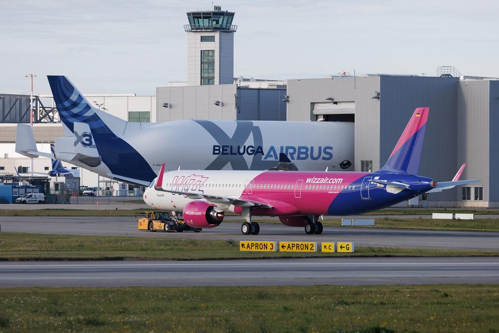 Hamburg Finkenwerder: Wizz Air (W6 / WZZ) | Airbus A321-271NX A21N | D-AZAN | HA-LGZ | MSN 12814