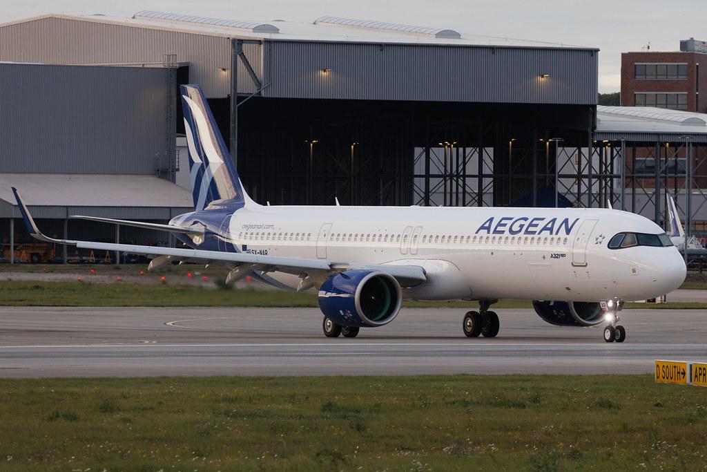 Hamburg Finkenwerder: Aegean Airlines (A3 / AEE) | Airbus A321-271NX A21N | SX-NAR | MSN 12718