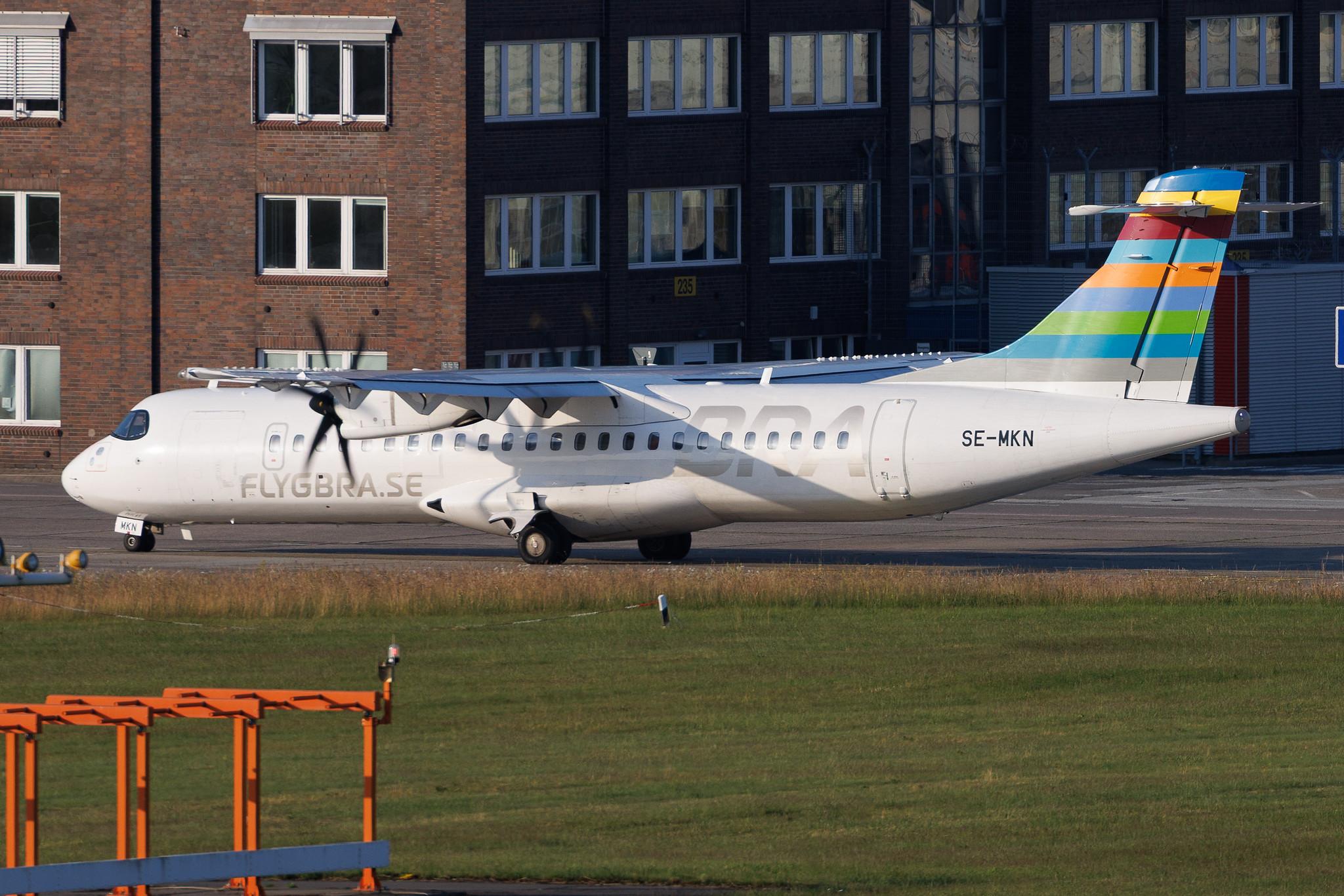 Hamburg Airport: BRA (TF / BRX) | ATR 72-600 AT76 | SE-MKN | MSN 1598