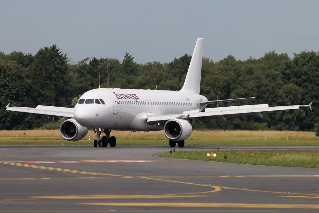 Hamburg Airport: Eurowings (EW / EWG) | Operator: GetJet Airlines | Airbus A320-214 A320 | LY-FAS | MSN 04273