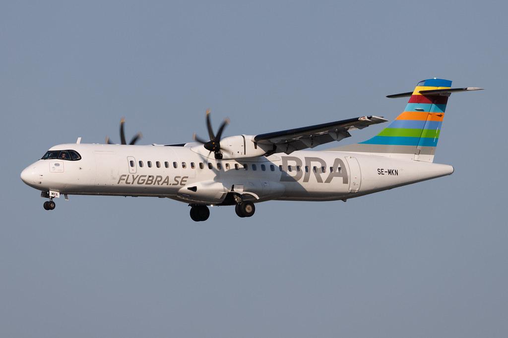 Hamburg Airport: BRA (TF / BRX) | ATR 72-600 AT76 | SE-MKN | MSN 1598