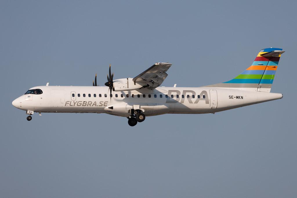 Hamburg Airport: BRA (TF / BRX) | ATR 72-600 AT76 | SE-MKN | MSN 1598