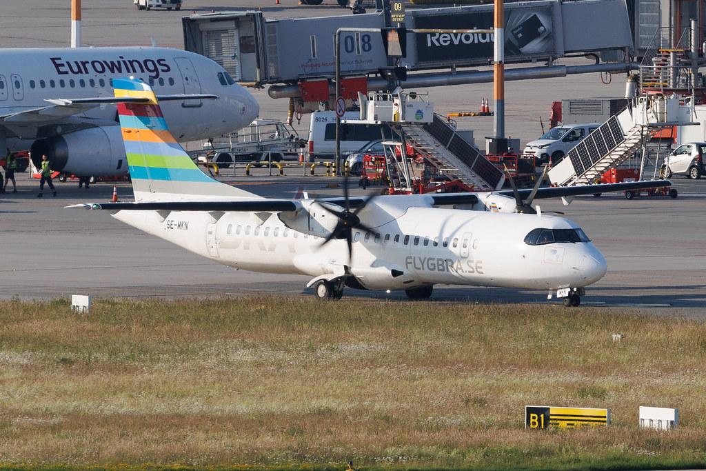Hamburg Airport: BRA (TF / BRX) | ATR 72-600 AT76 | SE-MKN | MSN 1598
