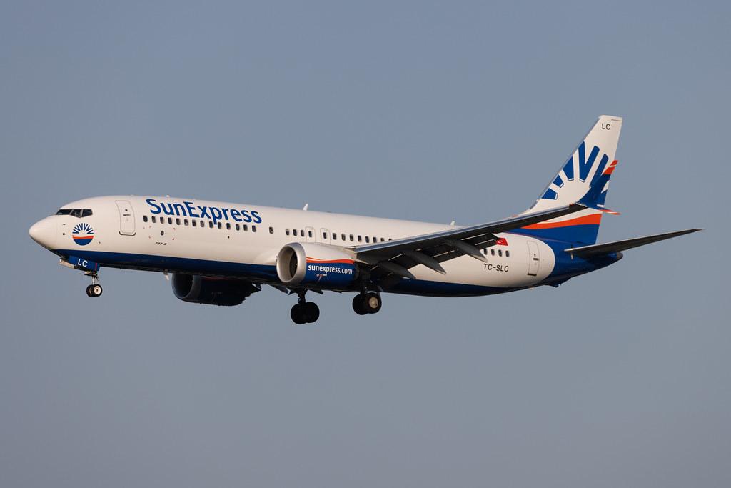 Hamburg Airport: SunExpress (XQ / SXS) | Boeing 737 MAX 8 B38M | TC-SLC | MSN 66936