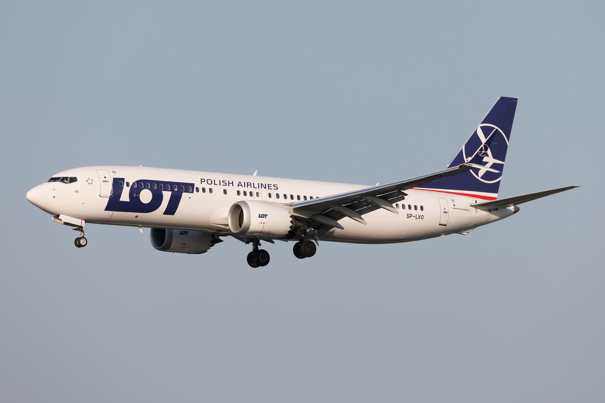 Hamburg Airport: LOT (LO / LOT) | Boeing 737 MAX 8 B38M | SP-LVO | MSN 66441