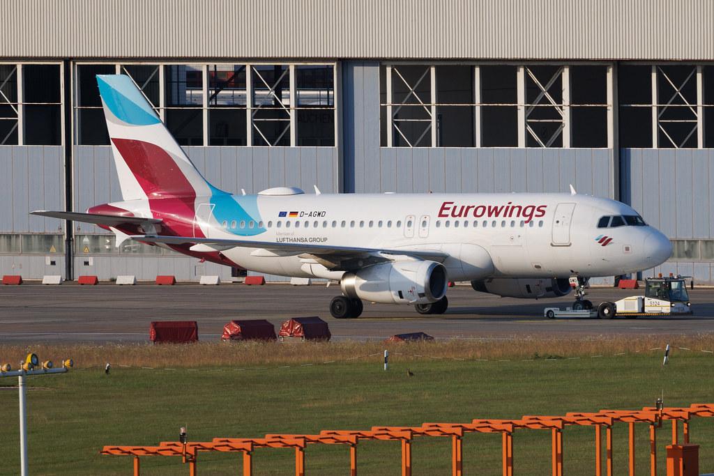 Hamburg Airport: Eurowings (EW / EWG) | Airbus A319-132 A319 | D-AGWD | MSN 3011