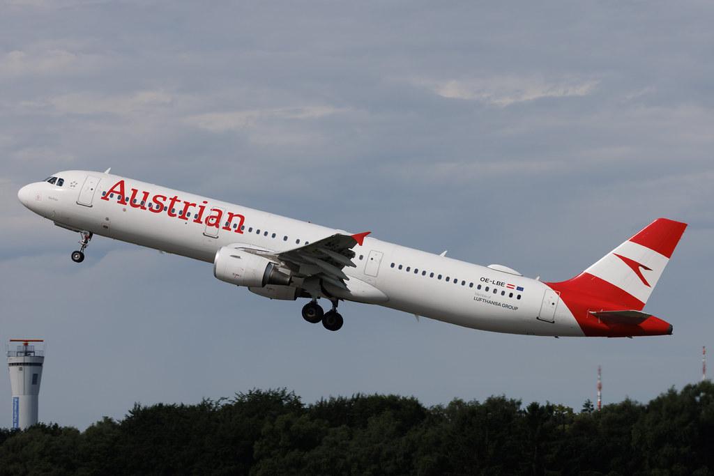 Hamburg Airport: Austrian Airlines (OS / AUA) | Airbus A321-211 A321 | OE-LBE | MSN 0935