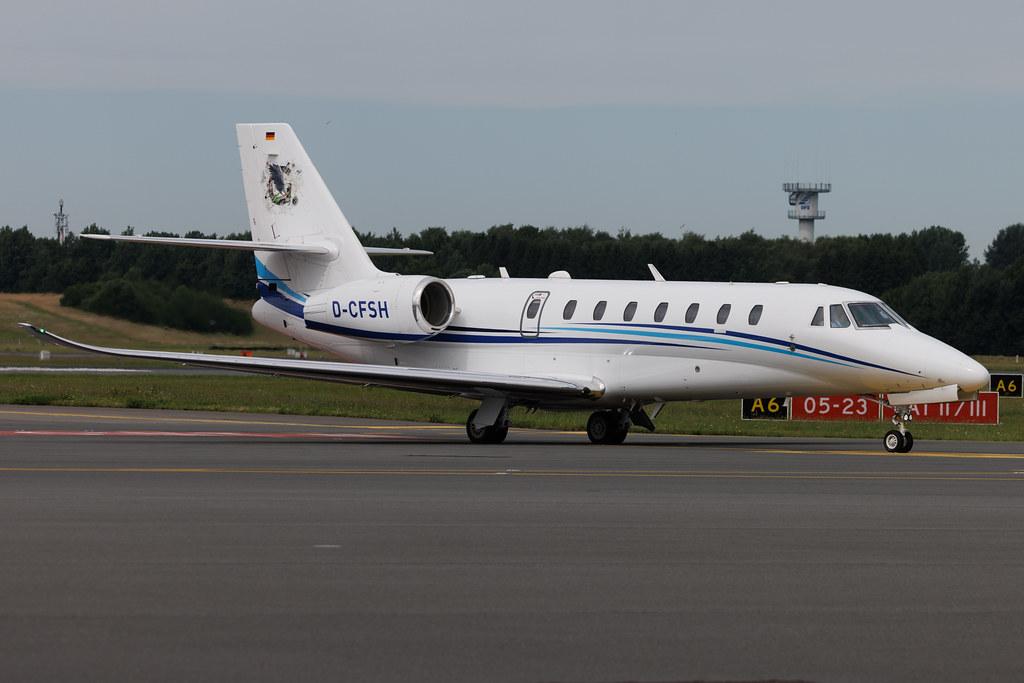 Hamburg Airport: FSH Aviation | Cessna Citation Sovereign+ C680 | D-CFSH | MSN 680-0583