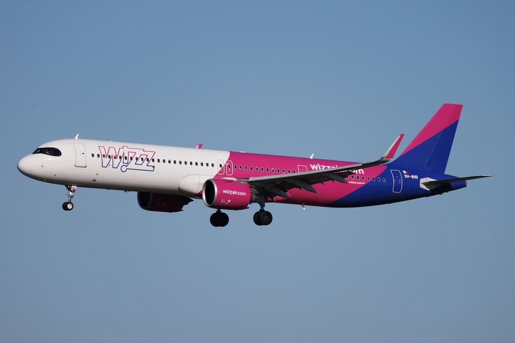 Rome Leonardo da Vinci Fiumicino Airport: Wizz Air (W6 / WZZ) | Operator: Wizz Air Malta | Airbus A321-271NX A21N | 9H-WNR | MSN 12146