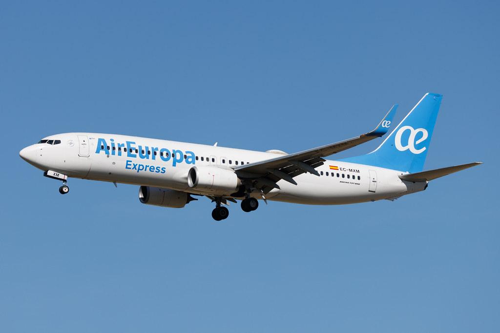 Rome Leonardo da Vinci Fiumicino Airport: Air Europa (UX / AEA) | Boeing 737-85P B738 | EC-MXM | MSN 60591