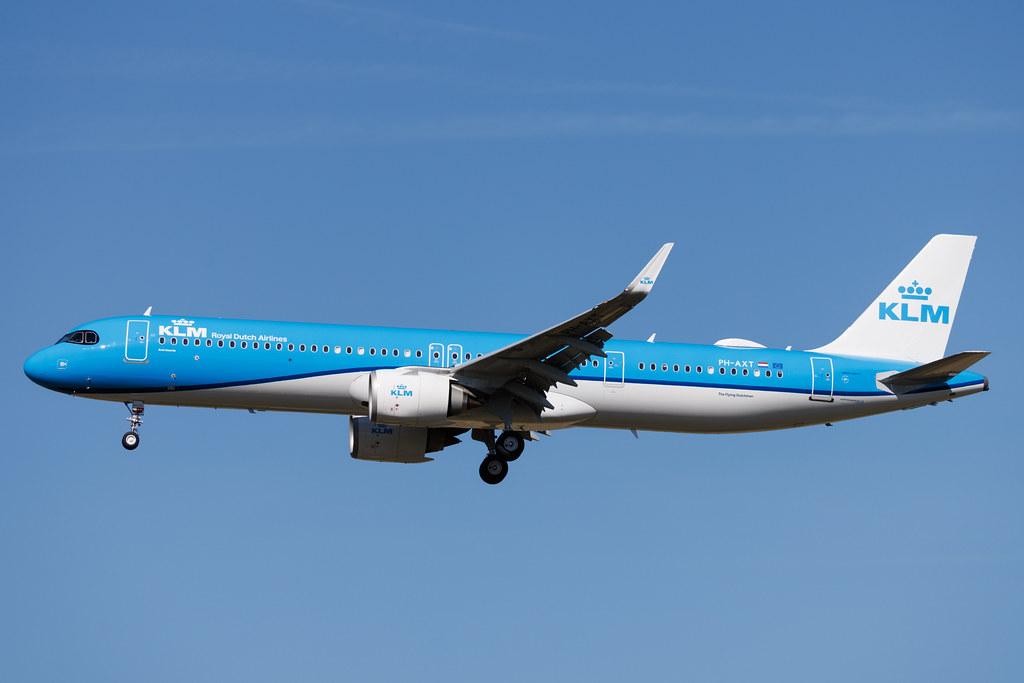 Rome Leonardo da Vinci Fiumicino Airport: KLM (KL / KLM) | Airbus A321-252NX A21N | PH-AXT | MSN 13122