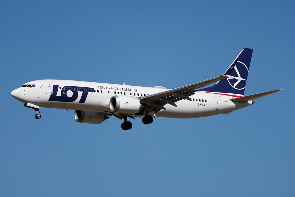 Rome Leonardo da Vinci Fiumicino Airport: LOT (LO / LOT) | Boeing 737 MAX 8 B38M | SP-LVT | MSN 43974