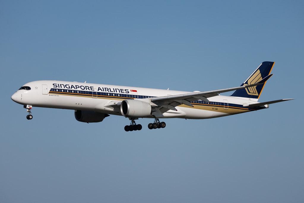 Rome Leonardo da Vinci Fiumicino Airport: Singapore Airlines (SQ / SIA) | Airbus A350-941 A359 | 9V-SMR | MSN 140