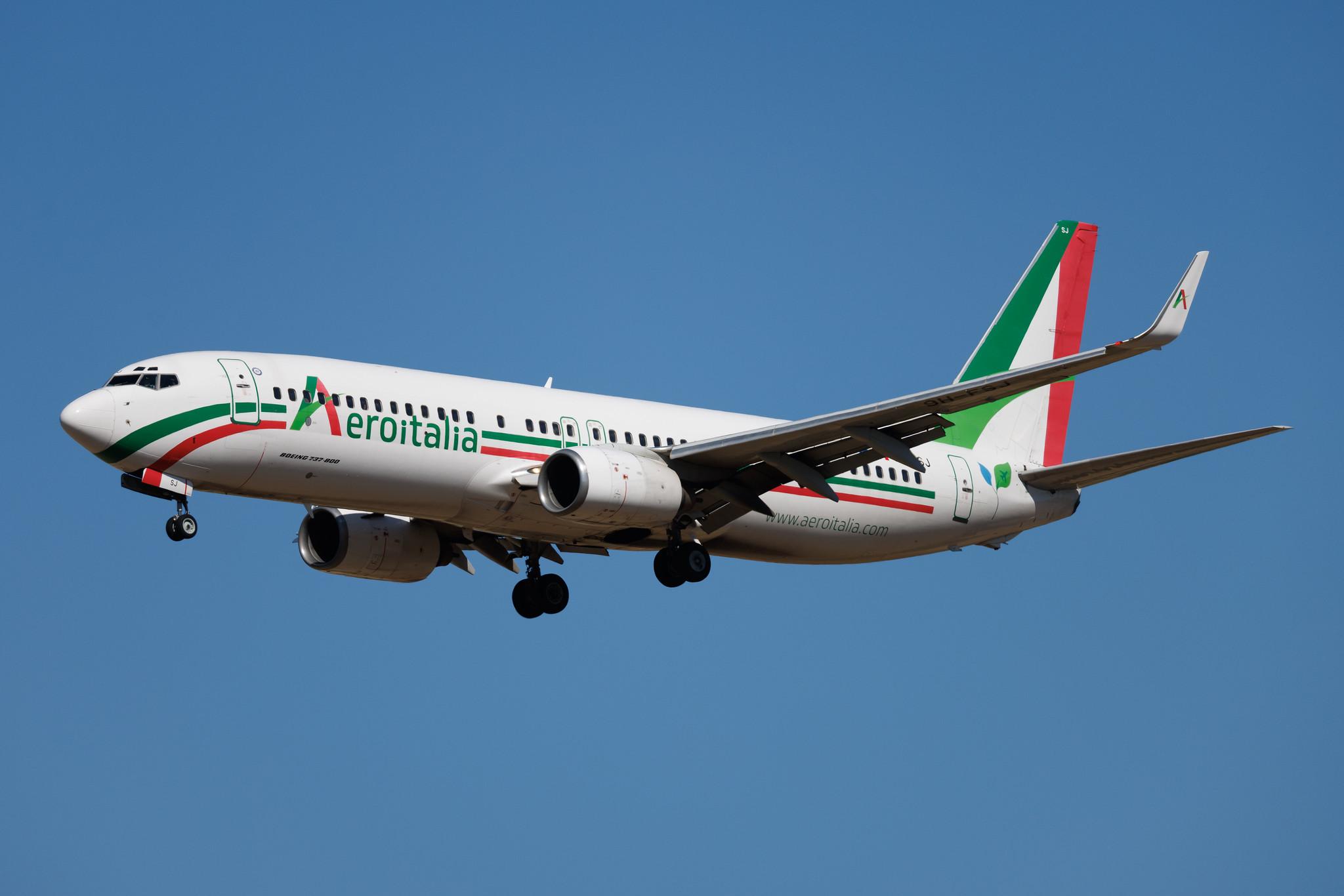 Rome Leonardo da Vinci Fiumicino Airport: Aeroitalia (XZ / AEZ) | Boeing 737-86N B738 | 9H-FSJ | MSN 29888