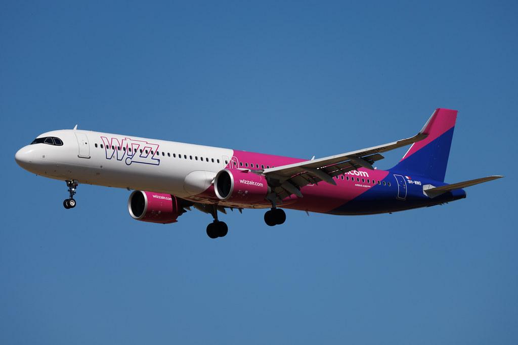 Rome Leonardo da Vinci Fiumicino Airport: Wizz Air (W6 / WZZ) | Operator: Wizz Air Malta | Airbus A321-271NX A21N | 9H-WMG | MSN 12639