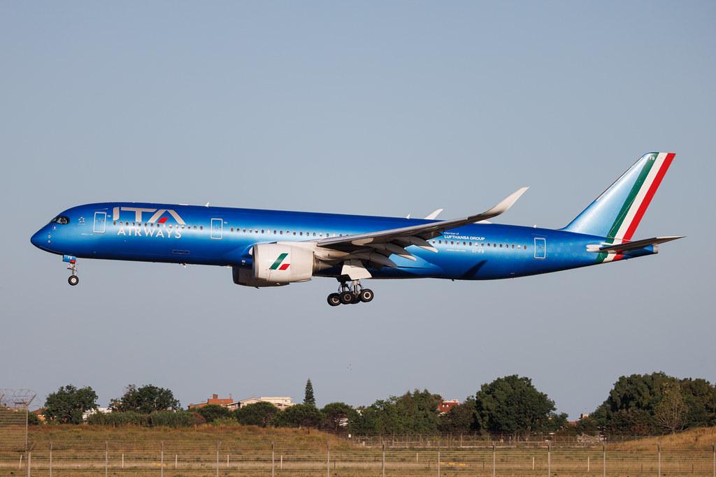 Rome Leonardo da Vinci Fiumicino Airport: ITA Airways (AZ / ITY) | Airbus A350-941 A359 | EI-IFB | MSN 270