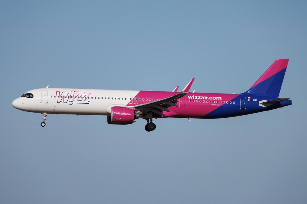 Rome Leonardo da Vinci Fiumicino Airport: Wizz Air (W6 / WZZ) | Operator: Wizz Air Malta | Airbus A321-271NX A21N | 9H-WNR | MSN 12146