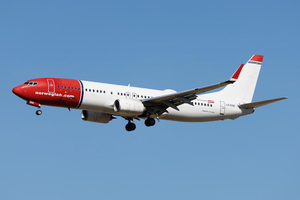 Rome Leonardo da Vinci Fiumicino Airport: Norwegian (DY / NOZ) | Operator: Norwegian Air Shuttle AOC | Boeing 737-8JP B738 | LN-ENS | MSN 42281