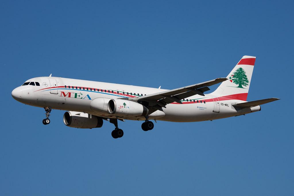 Rome Leonardo da Vinci Fiumicino Airport: MEA (ME / MEA) | Airbus A320-232 A320 | OD-MRL | MSN 05000