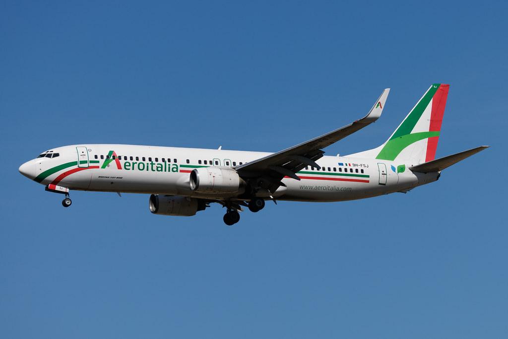 Rome Leonardo da Vinci Fiumicino Airport: Aeroitalia (XZ / AEZ) | Boeing 737-86N B738 | 9H-FSJ | MSN 29888