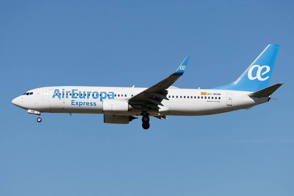 Rome Leonardo da Vinci Fiumicino Airport: Air Europa (UX / AEA) | Boeing 737-85P B738 | EC-MXM | MSN 60591