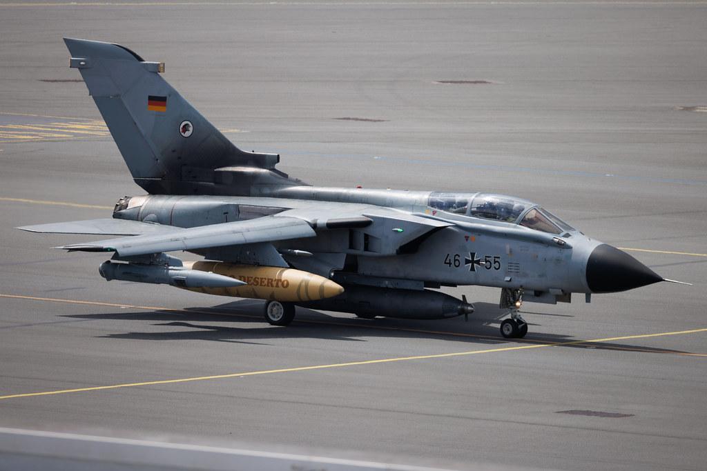Hamburg Airport: German Air Force (/ GAF) | Panavia Tornado ECR TOR | 46+55 | MSN GS288