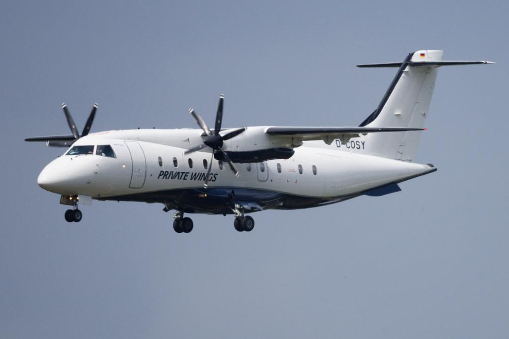 Hamburg Airport: Private Wings (JW / PWF) | Dornier 328-110 D328 | D-COSY | MSN 3072