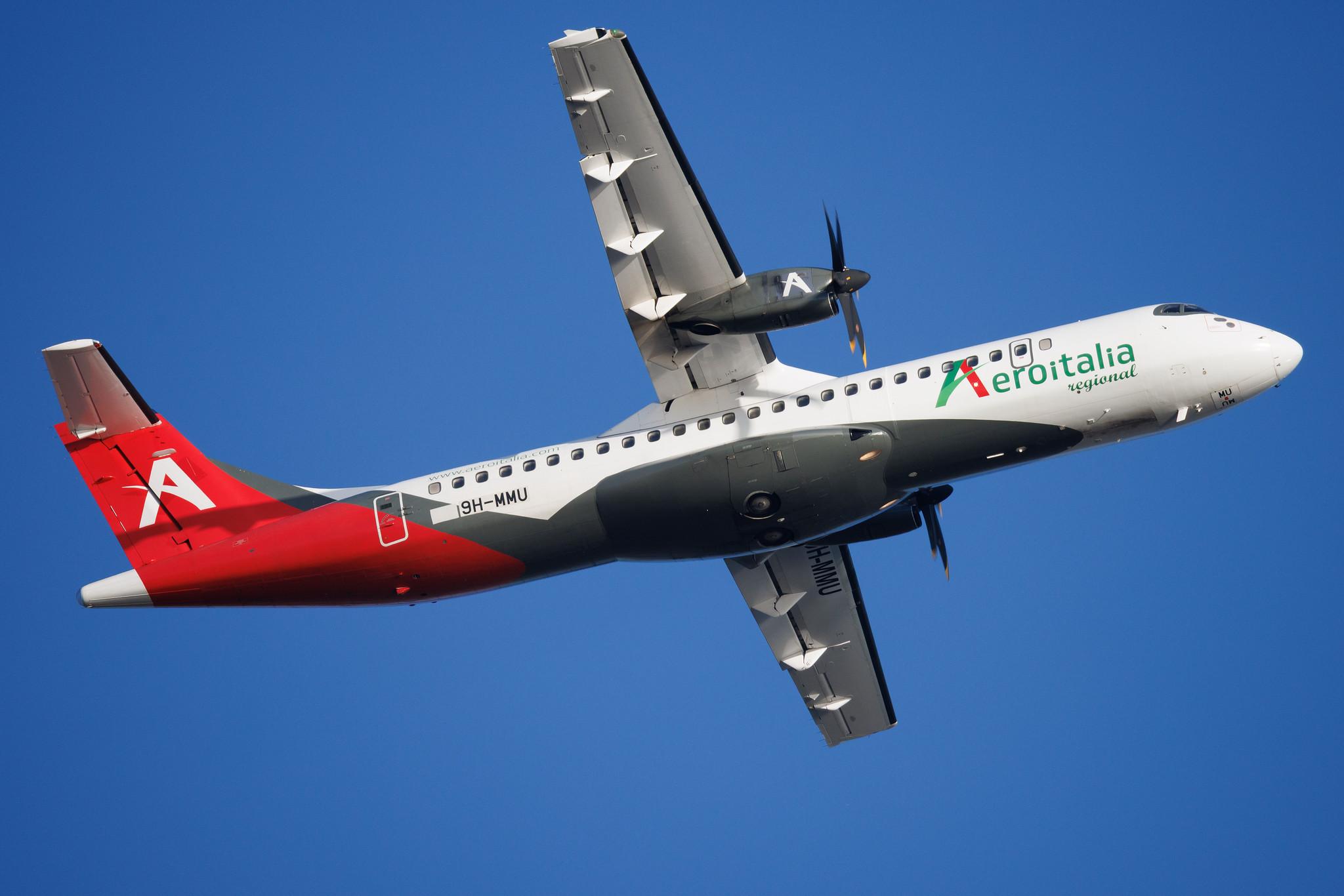 Rome Leonardo da Vinci Fiumicino Airport: Aeroitalia (XZ / AEZ) | ATR 72-600 AT76 | 9H-MMU | MSN 1172